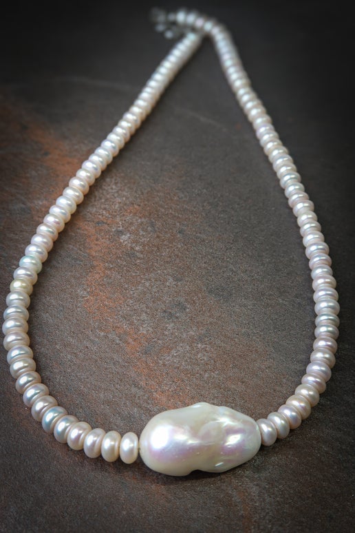 Freshwater Pearl & Baroque Necklace