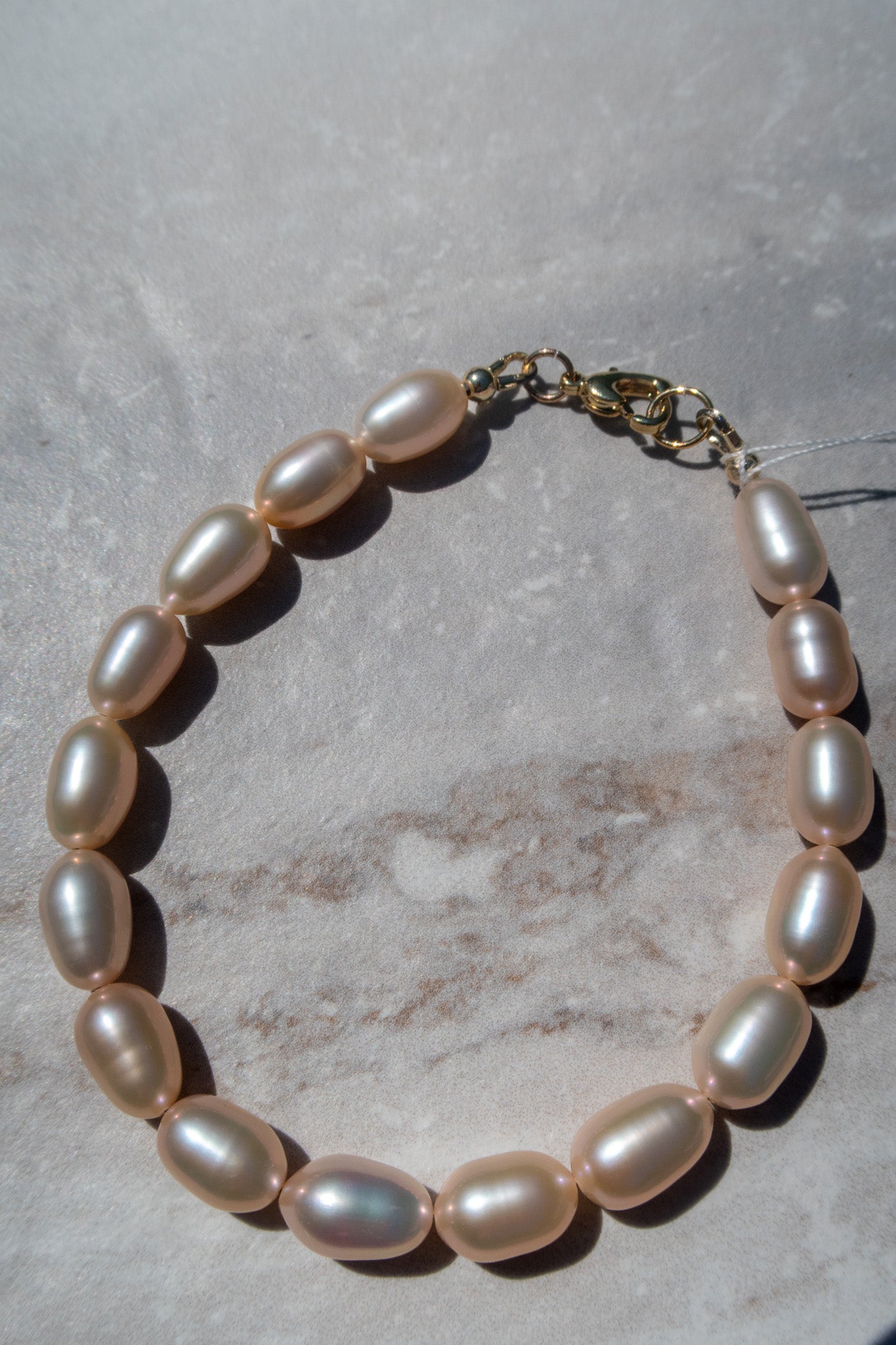 Baby Gold Pearl Bracelet - Gold Filled