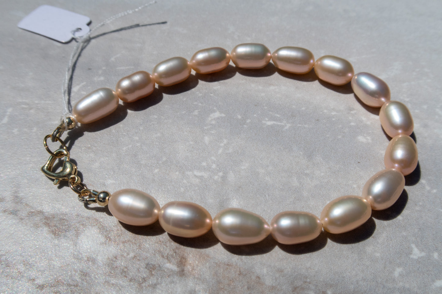 Baby Gold Pearl Bracelet - Gold Filled