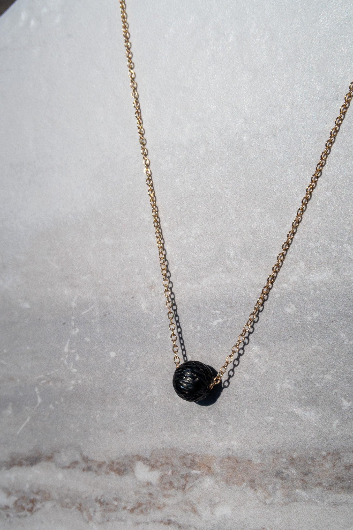 Dragon Scale Tahitian Pearl - Gold Filled