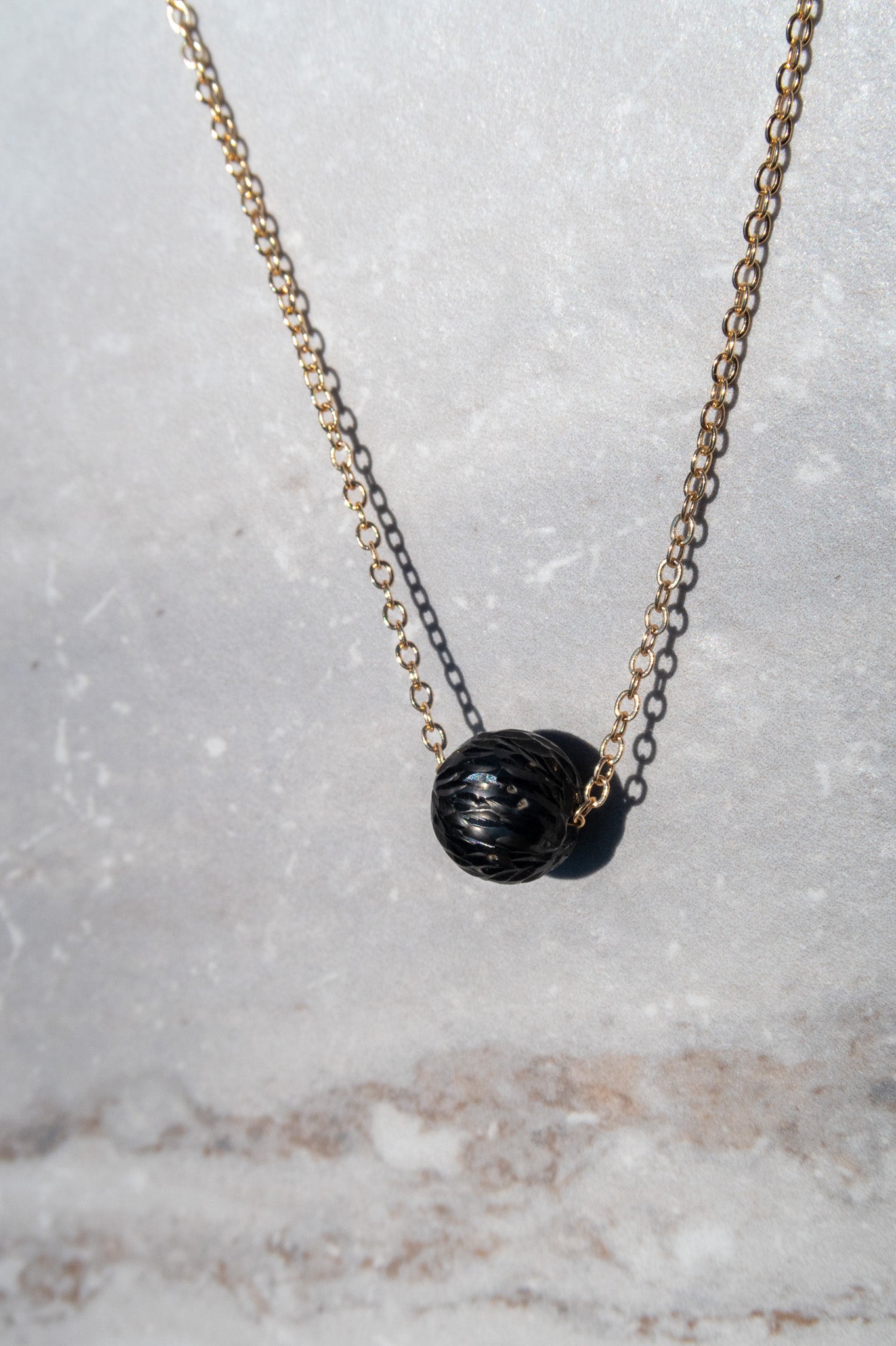 Dragon Scale Tahitian Pearl - Gold Filled