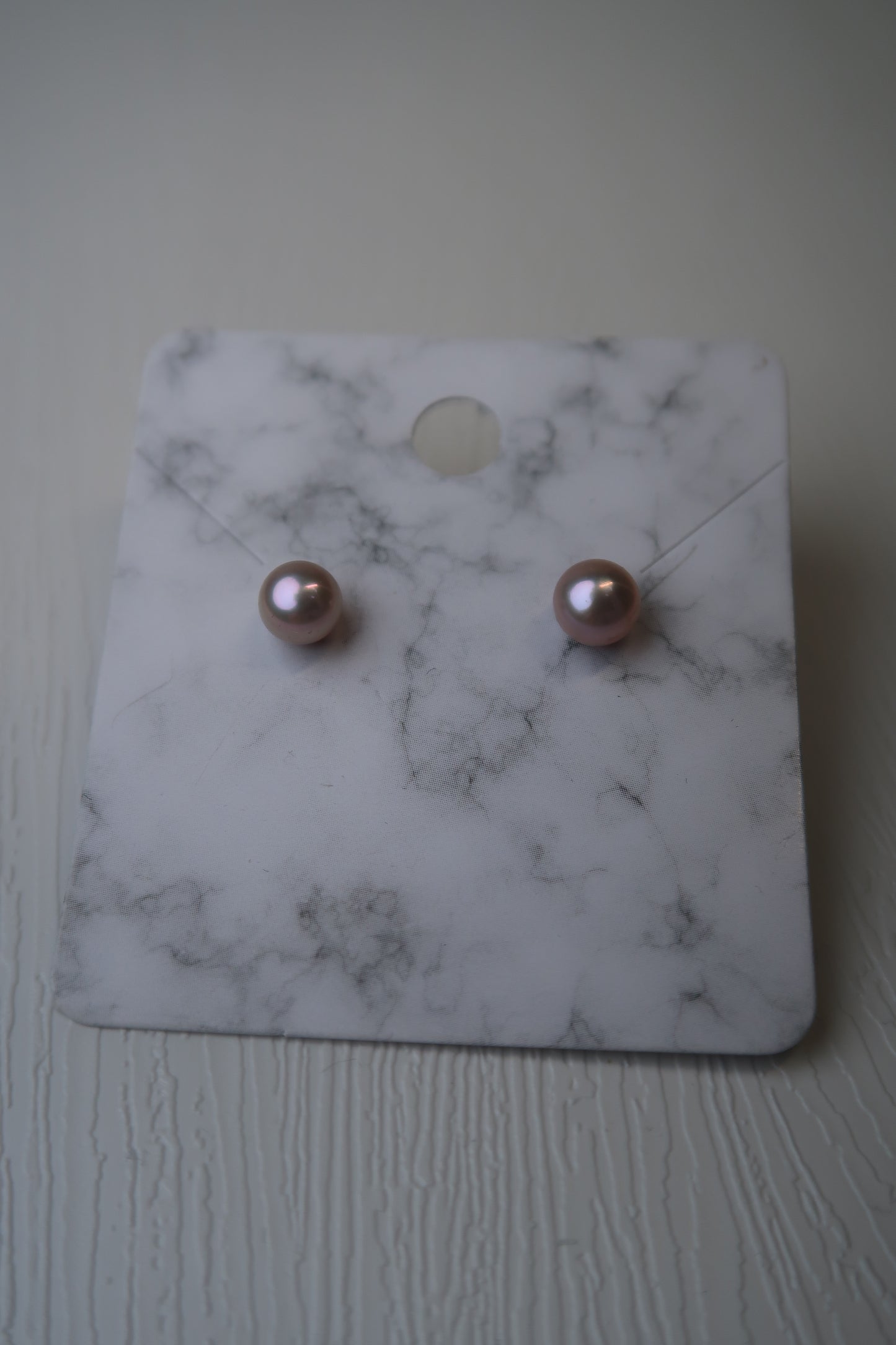 🌸Natural Pink Freshwater Pearl Sterling Silver Studs - Small Size