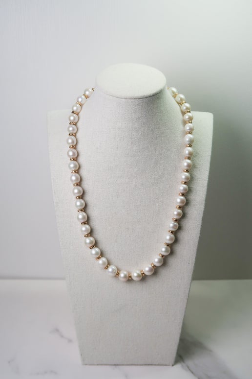 HQ White Edison Pearl (10mm) Necklace