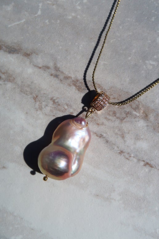 HQ Pink Baroque Necklace