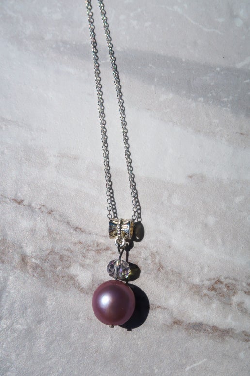 Blush Pink Edison Pearl Necklace
