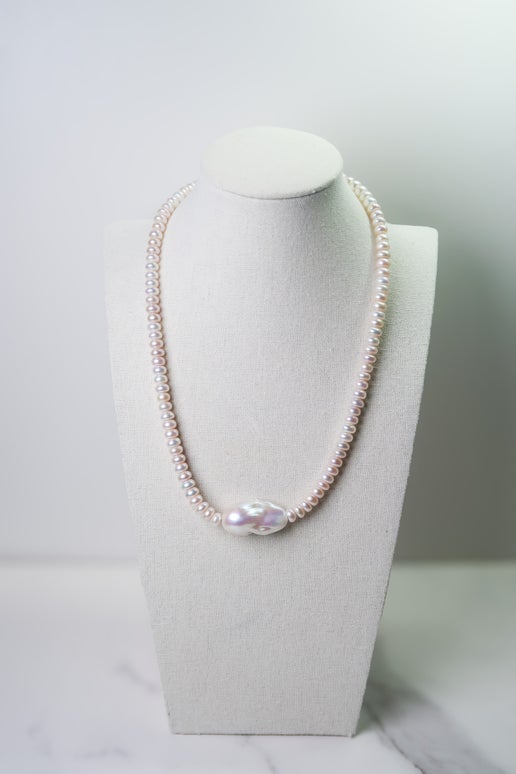 Freshwater Pearl & Baroque Necklace