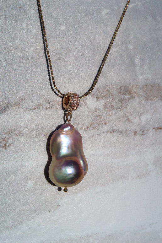 HQ Pink Baroque Necklace