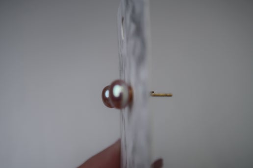 Natural Pink Freshwater Pearl Sterling Silver Studs