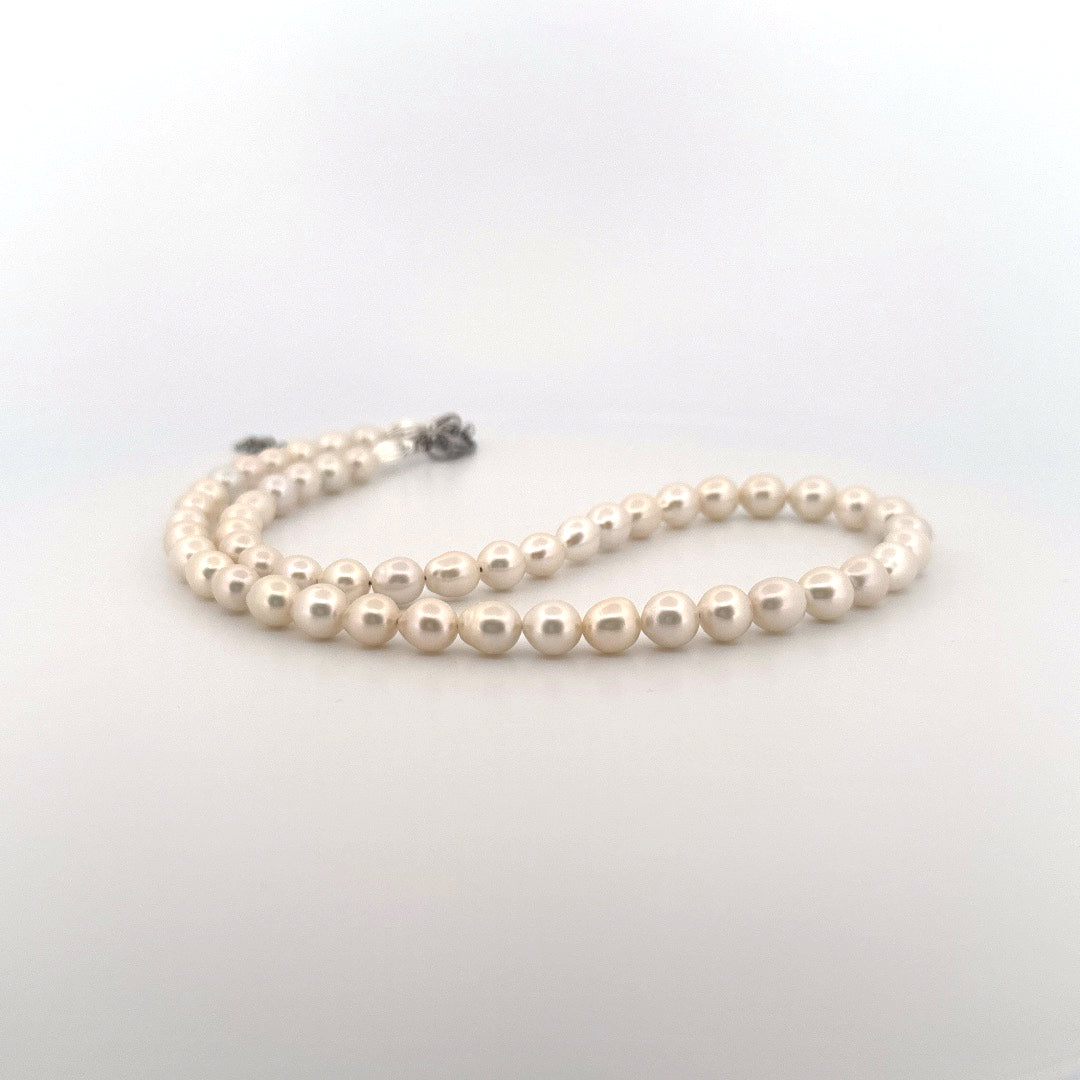 Freshwater AK Pearl Necklace 17.5-20”