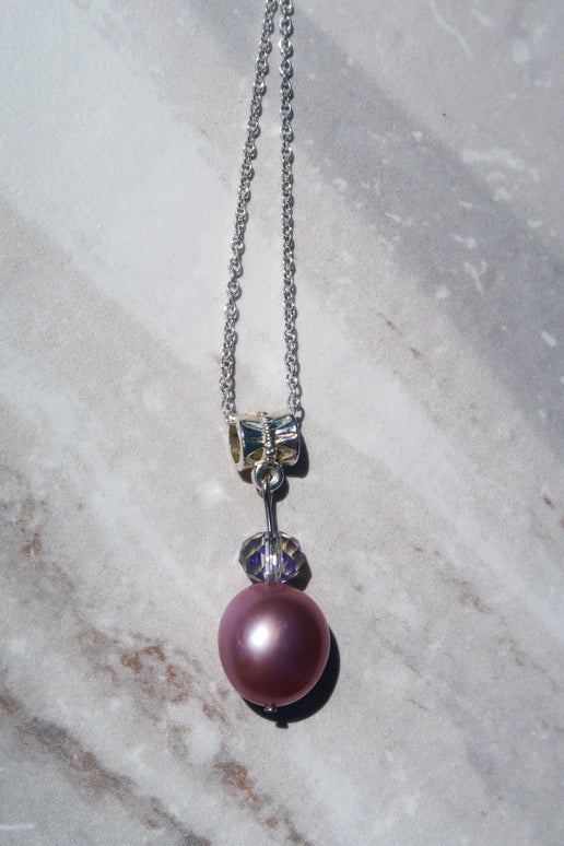 Blush Pink Edison Pearl Necklace