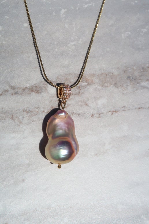 HQ Pink Baroque Necklace