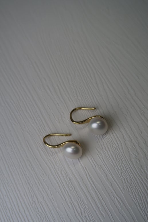 White Freshwater Pearl High Heels! ✨Gold Plated Sterling Silver