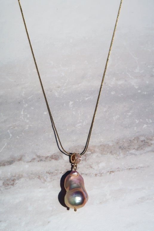 HQ Pink Baroque Necklace