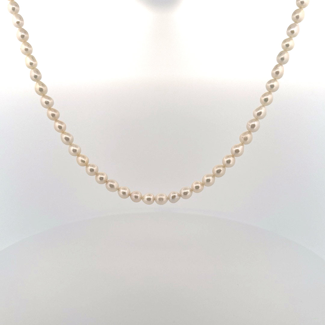 Freshwater AK Pearl Necklace 17.5-20”