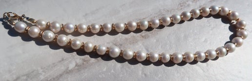 HQ White Edison Pearl (10mm) Necklace
