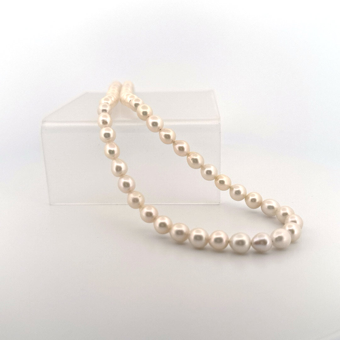 Freshwater AK Pearl Necklace 17.5-20”