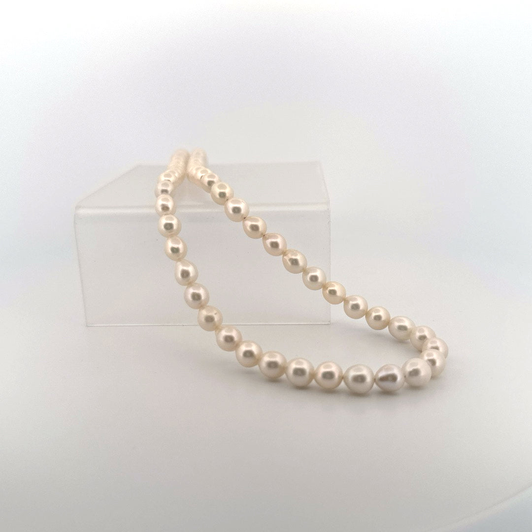 Freshwater AK Pearl Necklace 17.5-20”