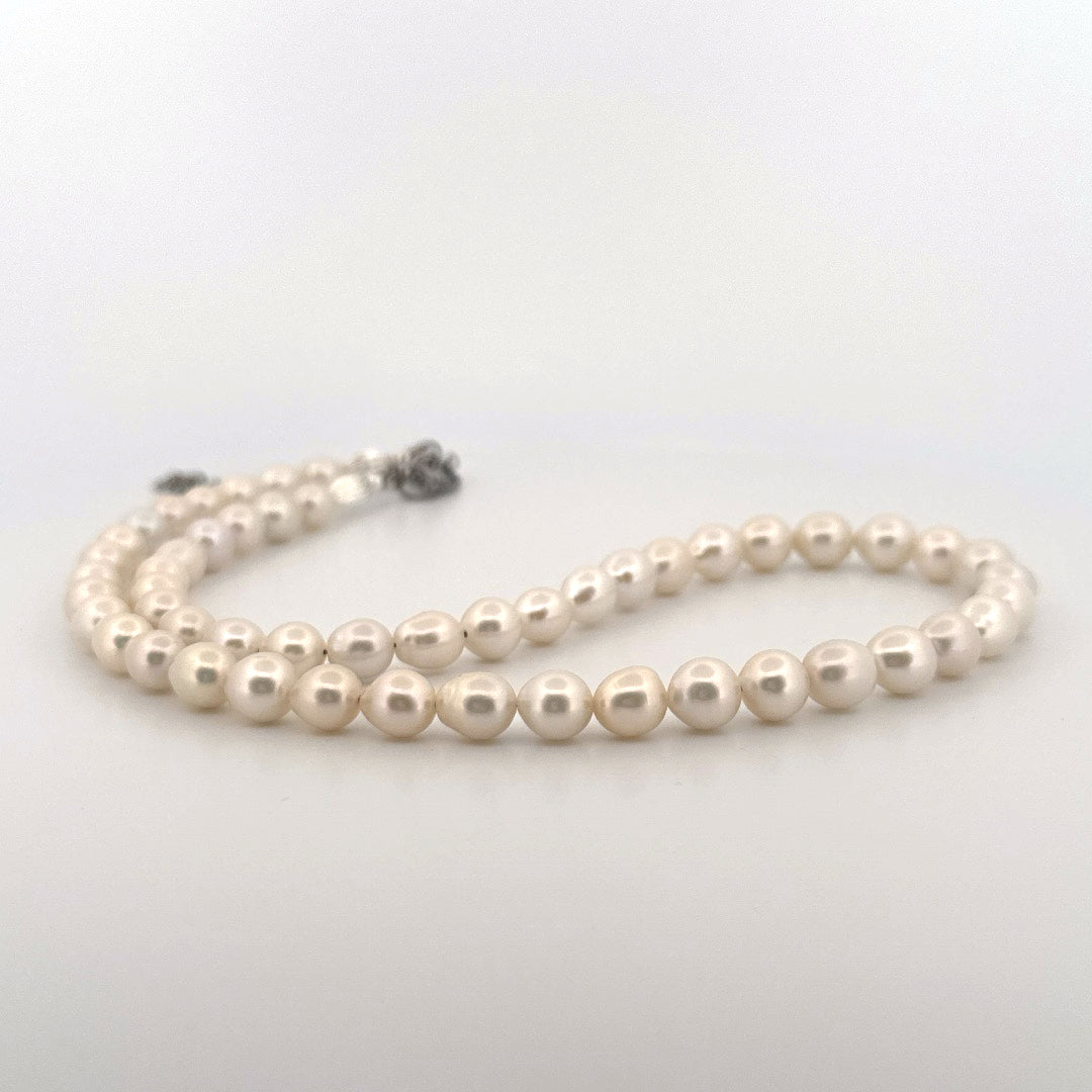 Freshwater AK Pearl Necklace 17.5-20”