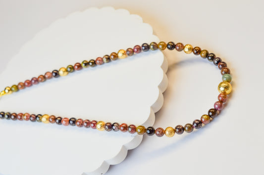 Tourmaline & Gold Accent Necklace