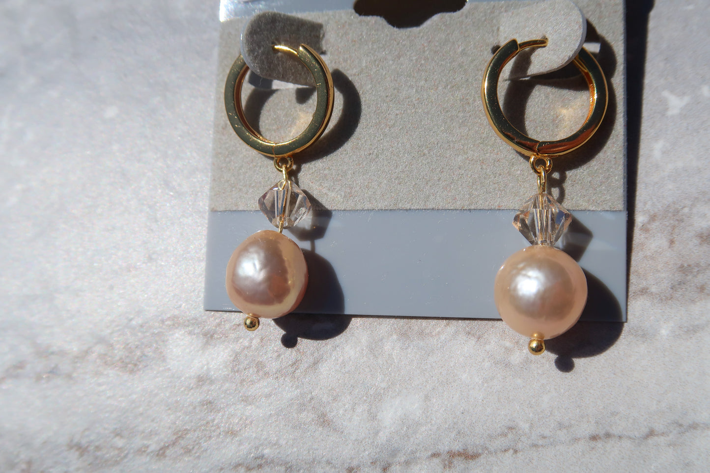 Stunning Natural Pinky Peach Freshwater Edison Pearls
