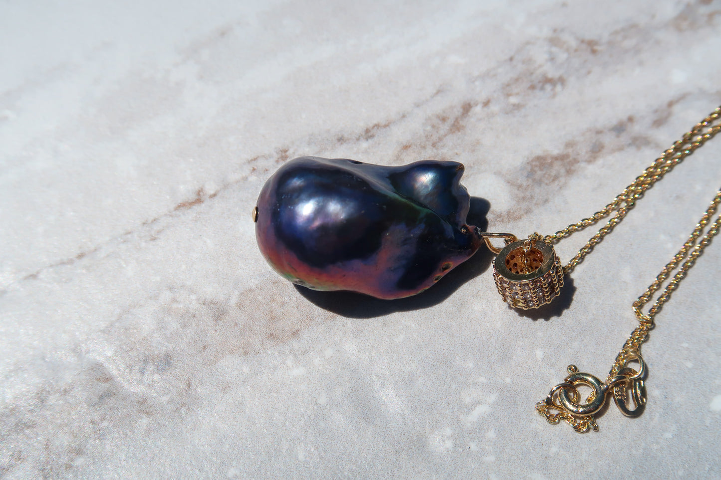 Mesmerizing Peacock Pearl Pendant