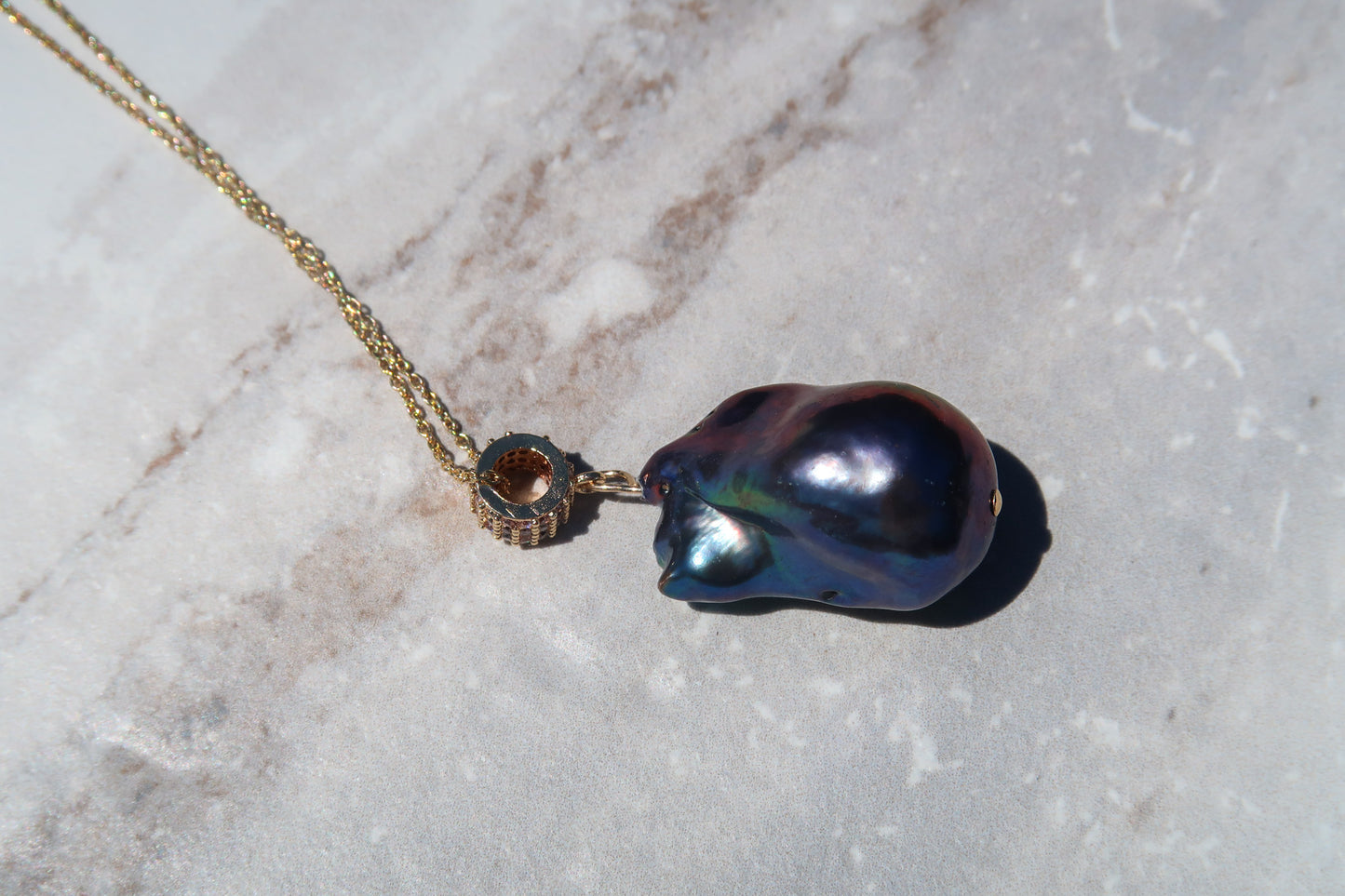 Mesmerizing Peacock Pearl Pendant
