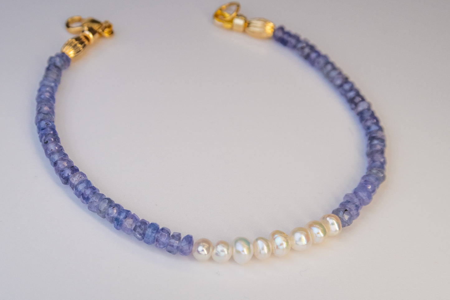 Tanzanite & Pearl Bracelet