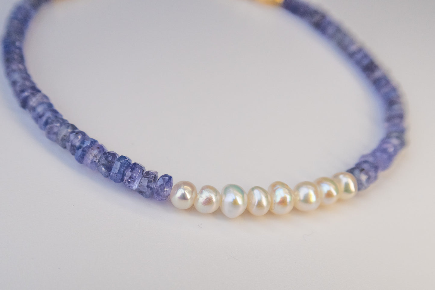 Tanzanite & Pearl Bracelet