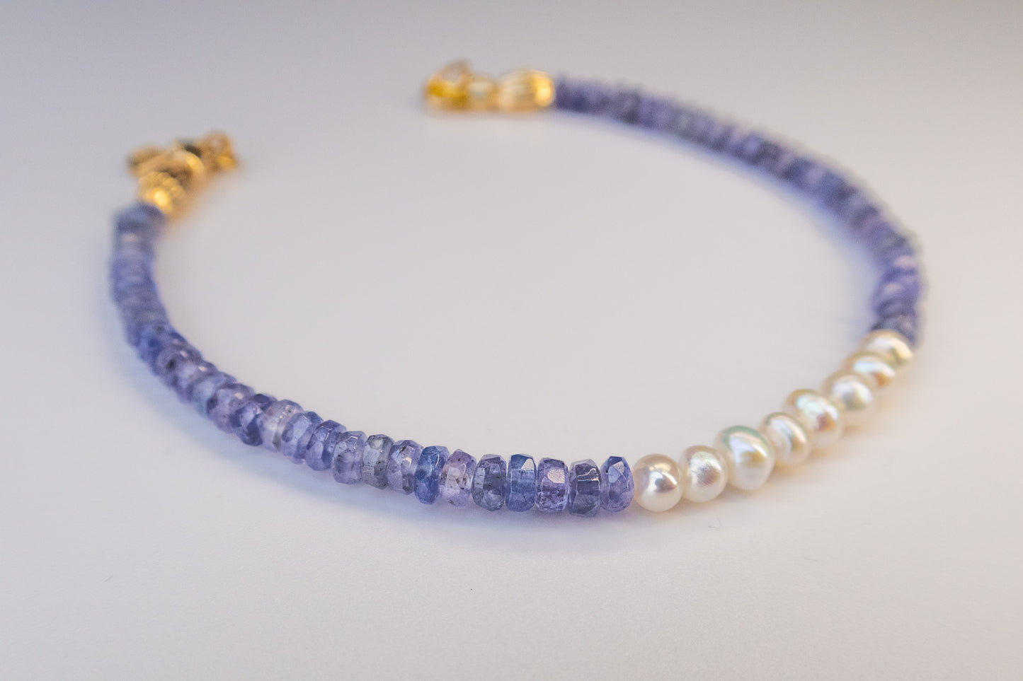 Tanzanite & Pearl Bracelet