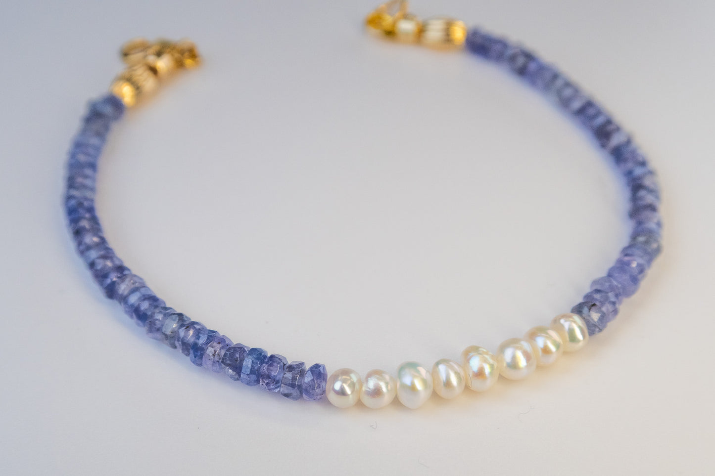 Tanzanite & Pearl Bracelet