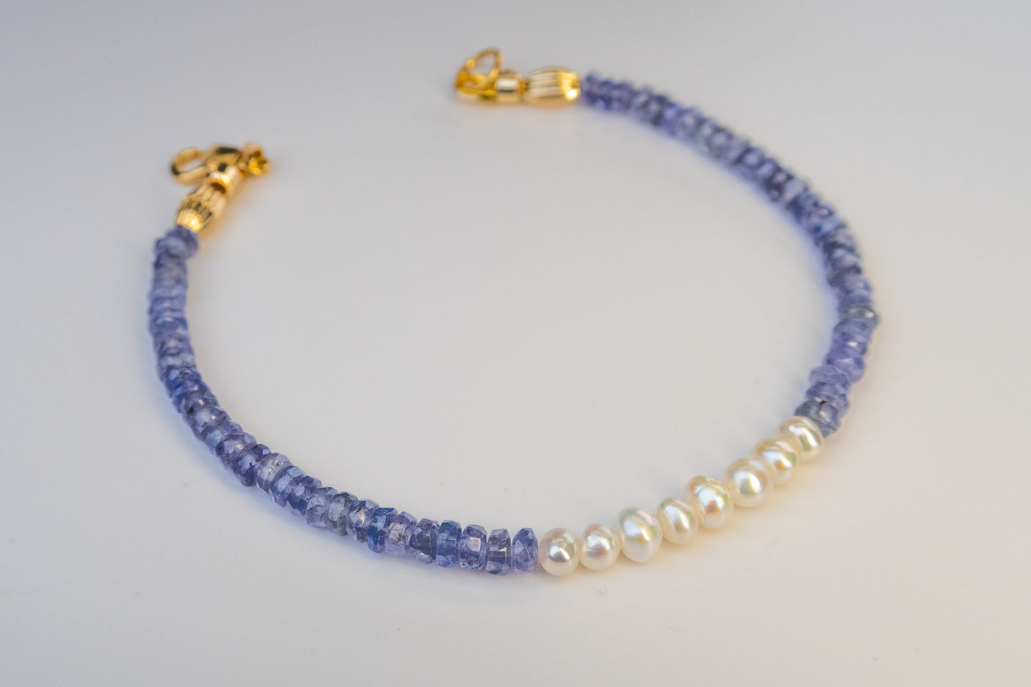 Tanzanite & Pearl Bracelet