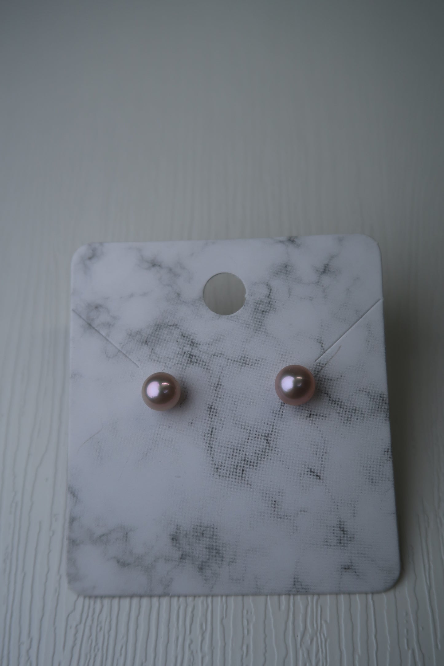 🌸Natural Pink Freshwater Pearl Sterling Silver Studs - Small Size