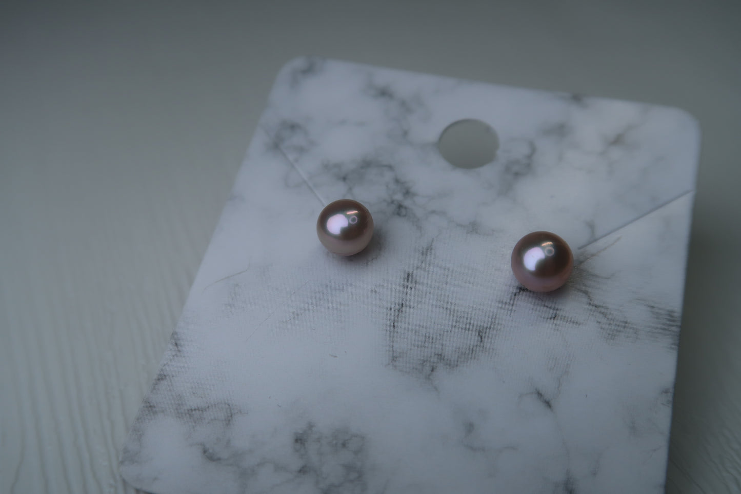 🌸Natural Pink Freshwater Pearl Sterling Silver Studs - Small Size