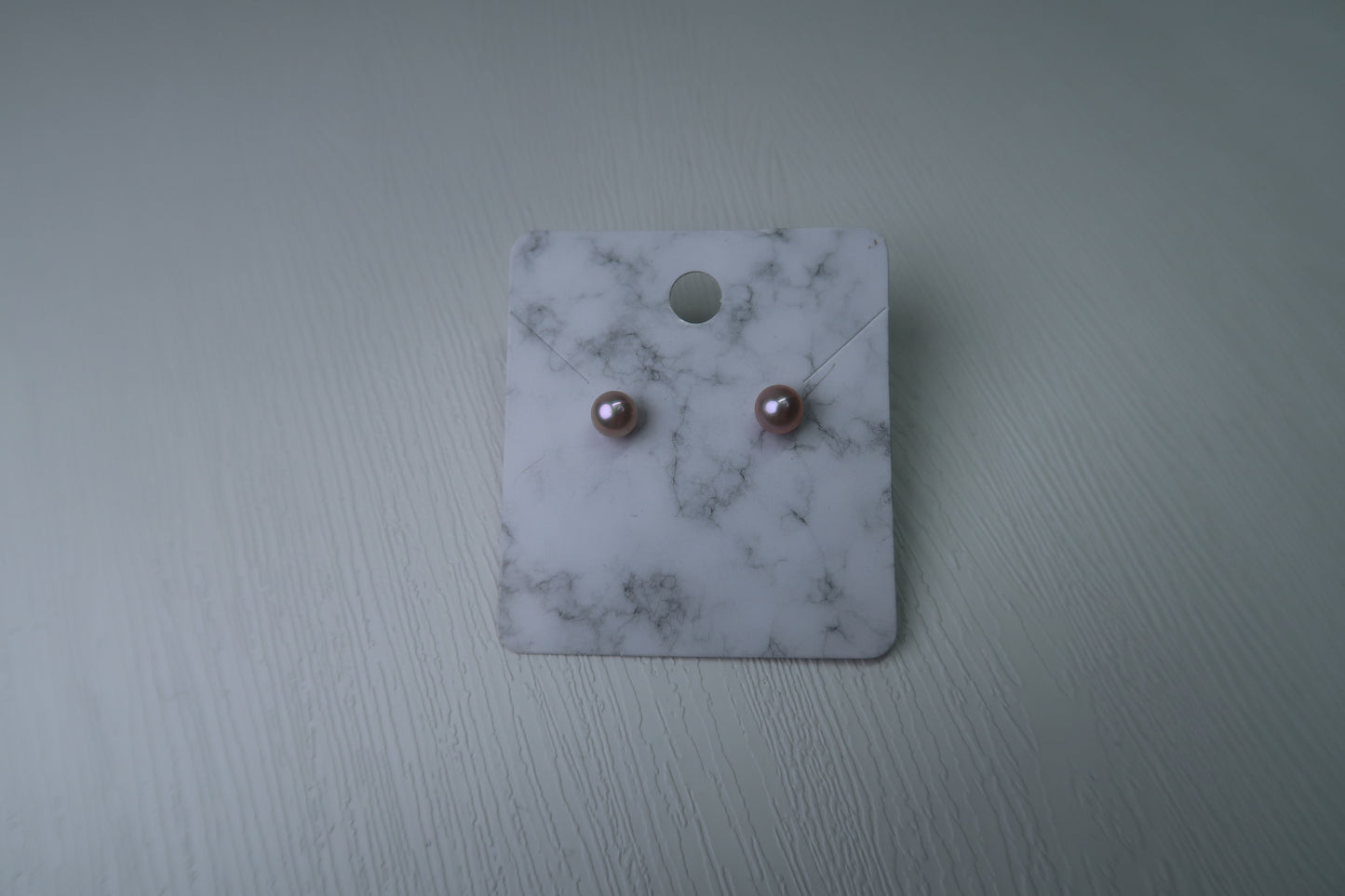 🌸Natural Pink Freshwater Pearl Sterling Silver Studs - Small Size