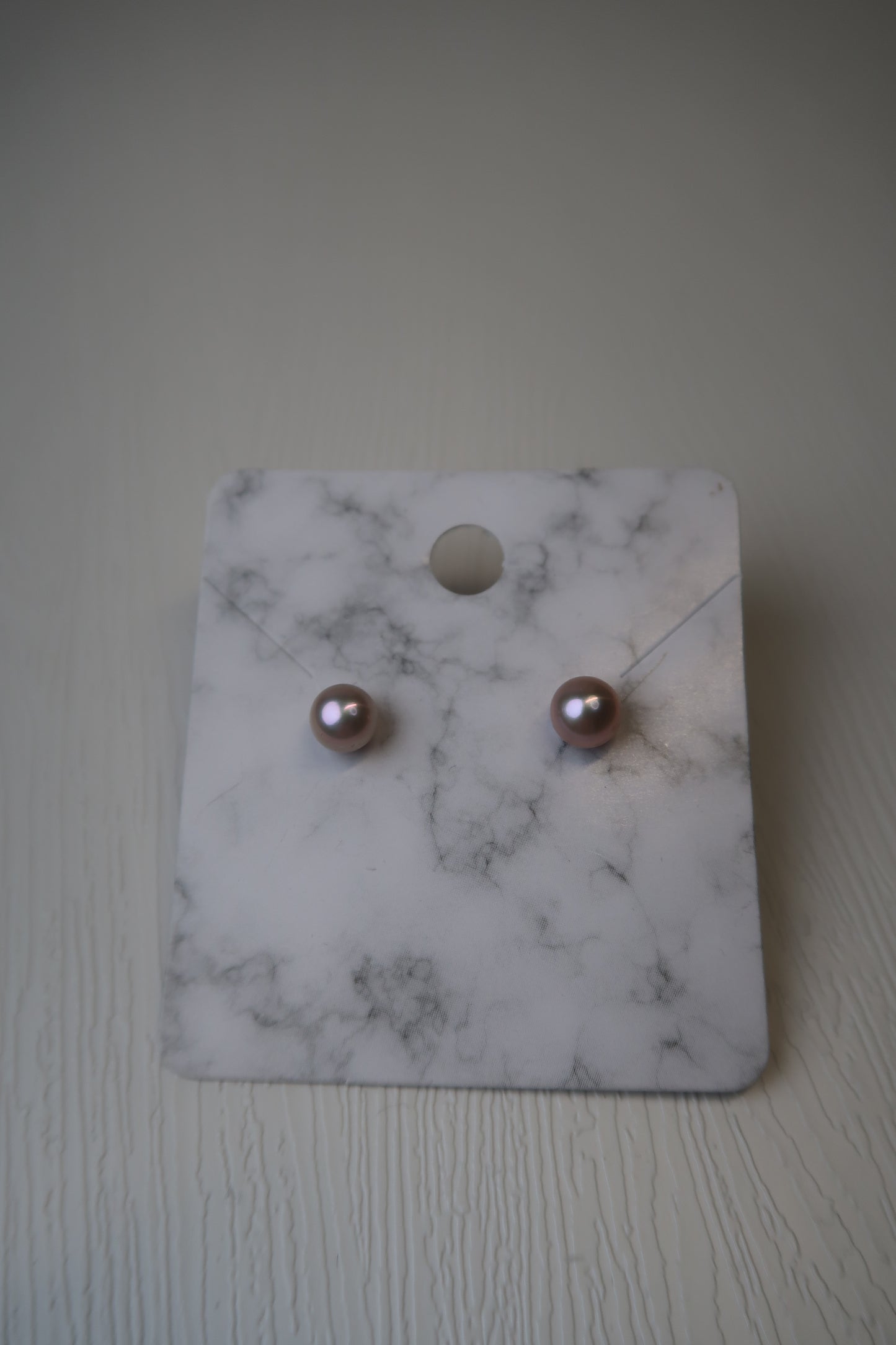 🌸Natural Pink Freshwater Pearl Sterling Silver Studs - Small Size