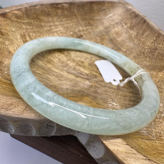 Ice Jade Hard Bangle - 60mm