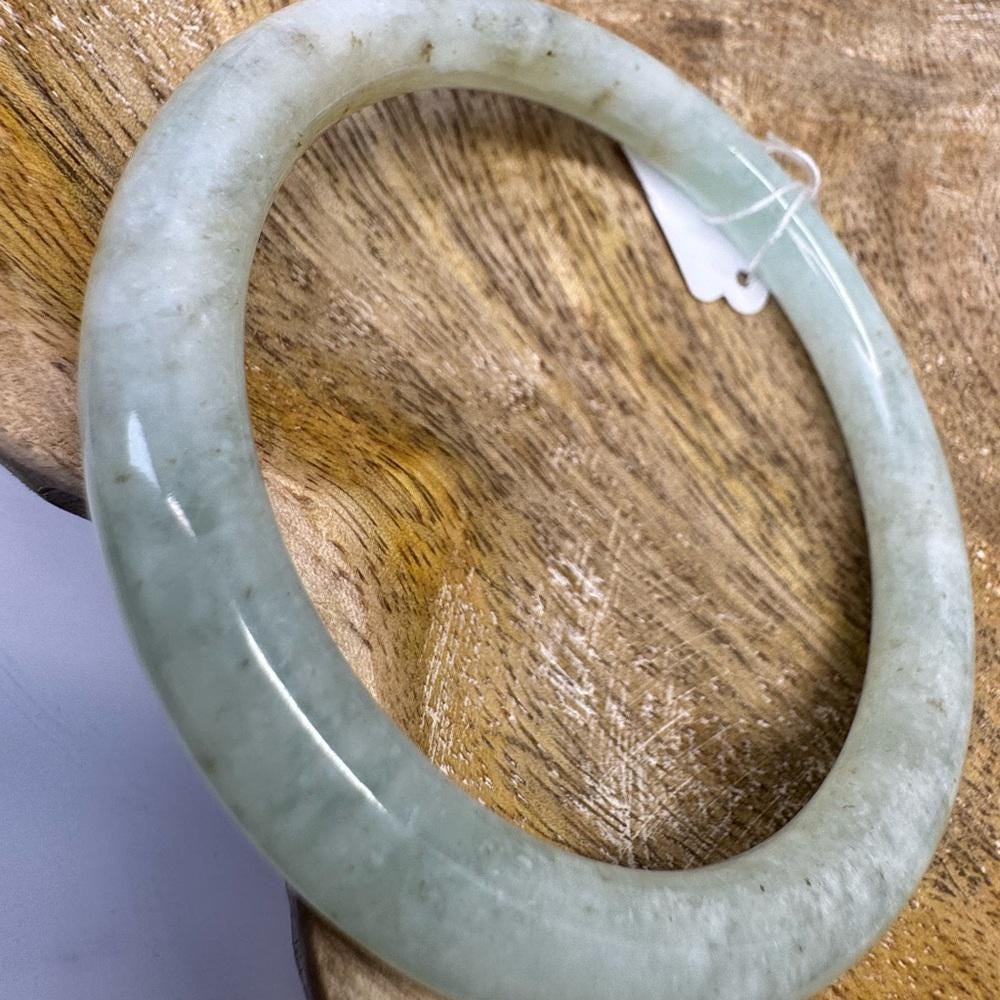 Ice Jade Hard Bangle - 60mm