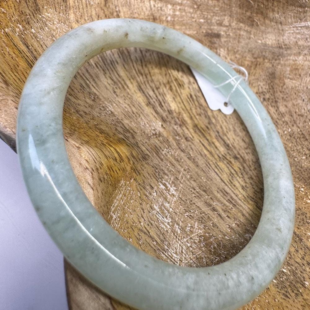 Ice Jade Hard Bangle - 60mm
