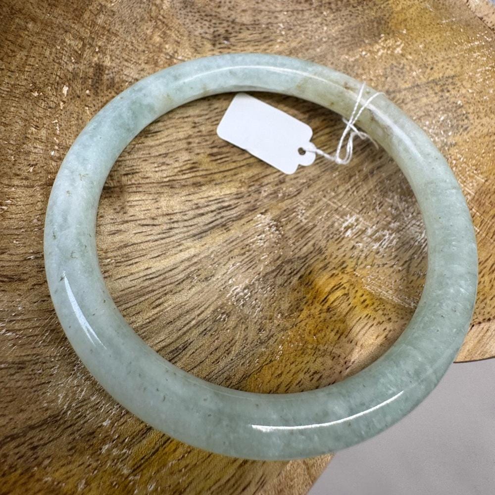 Ice Jade Hard Bangle - 60mm