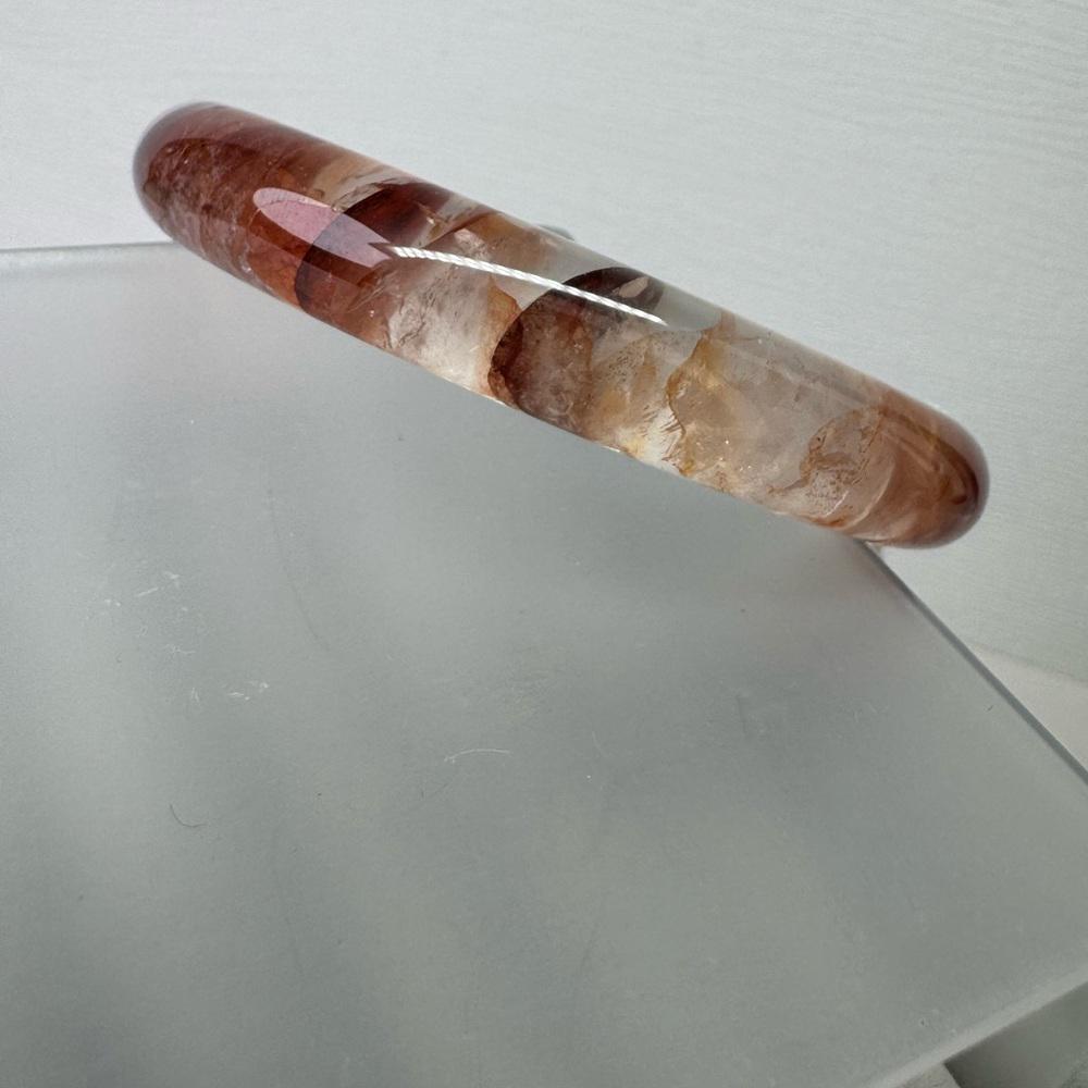 Fire Quartz Hard Bangle Bracelet - 61.3mm