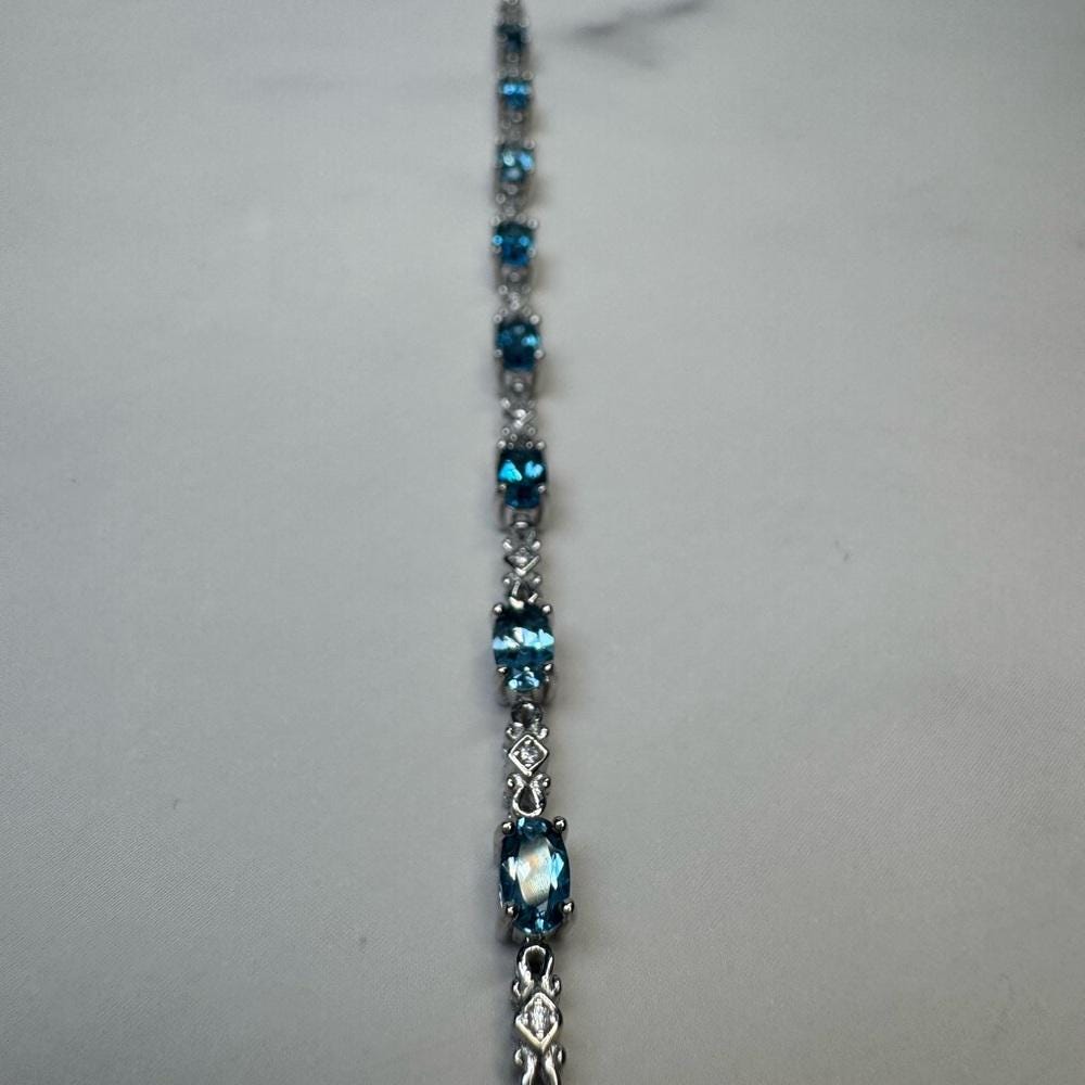 London Blue Topaz Gemstone Bracelet
