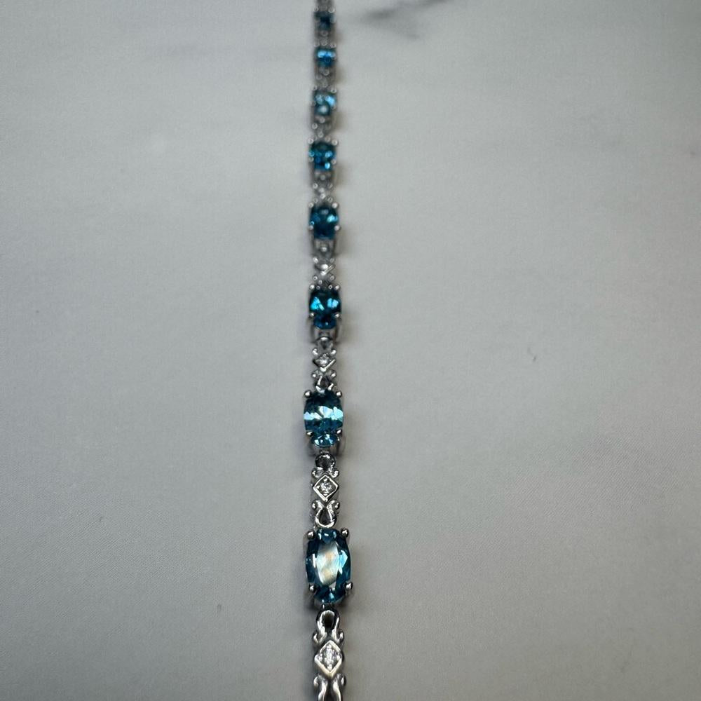 London Blue Topaz Gemstone Bracelet