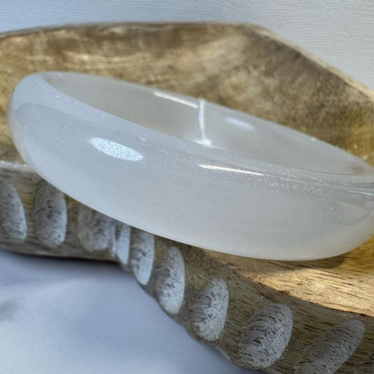 White Jade Hard Bangle -59.8mm