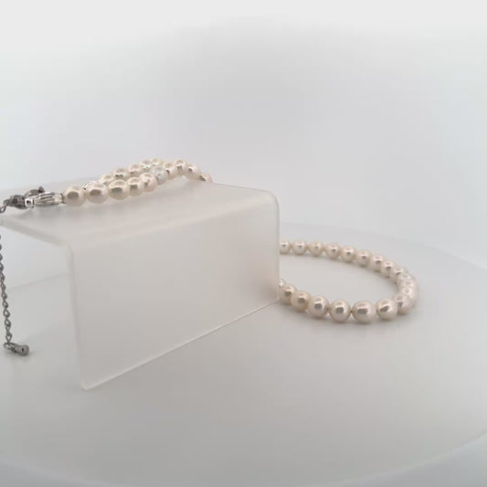 Freshwater AK Pearl Necklace 17.5-20”